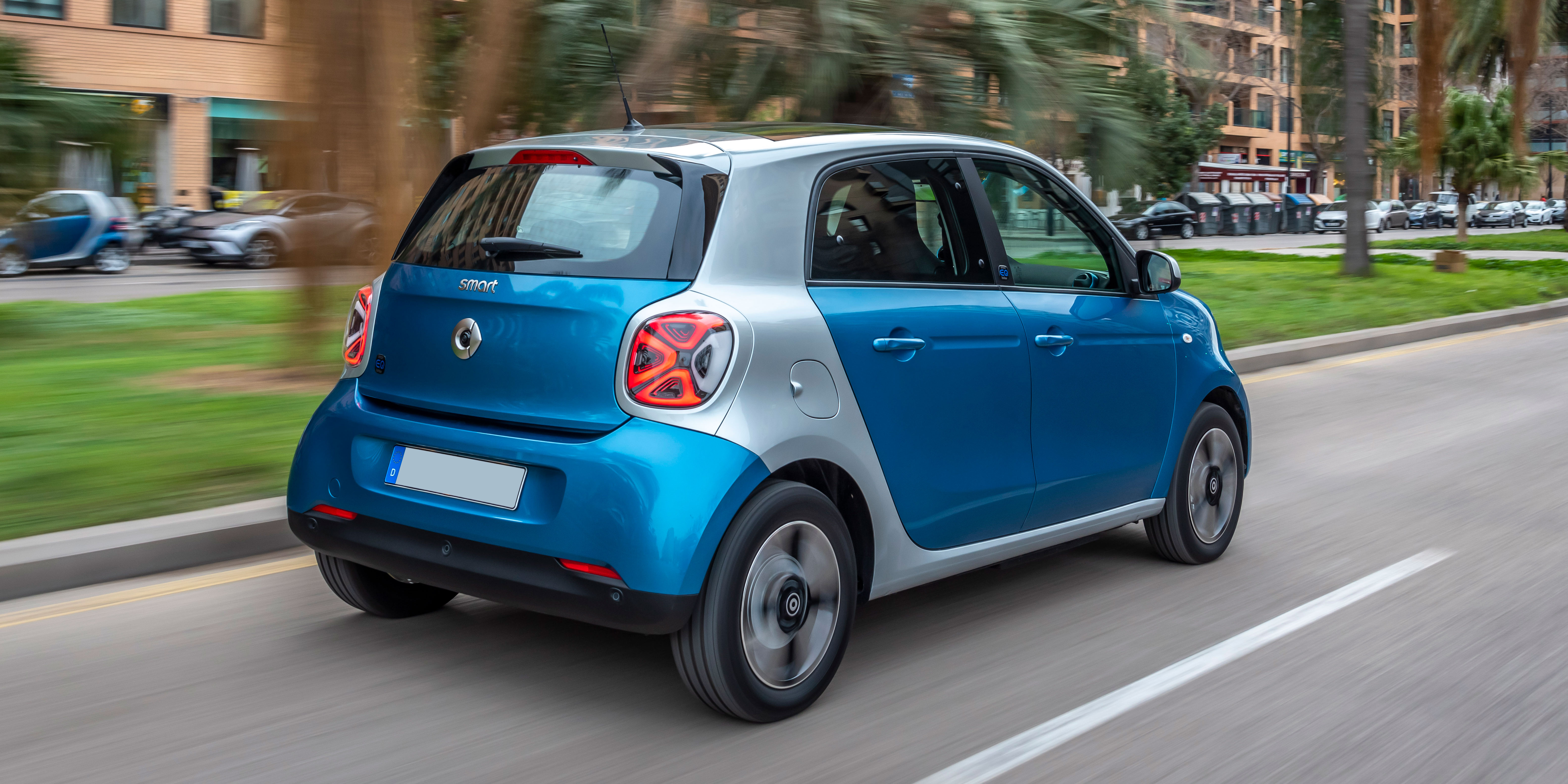 Smart forfour deals electric real range