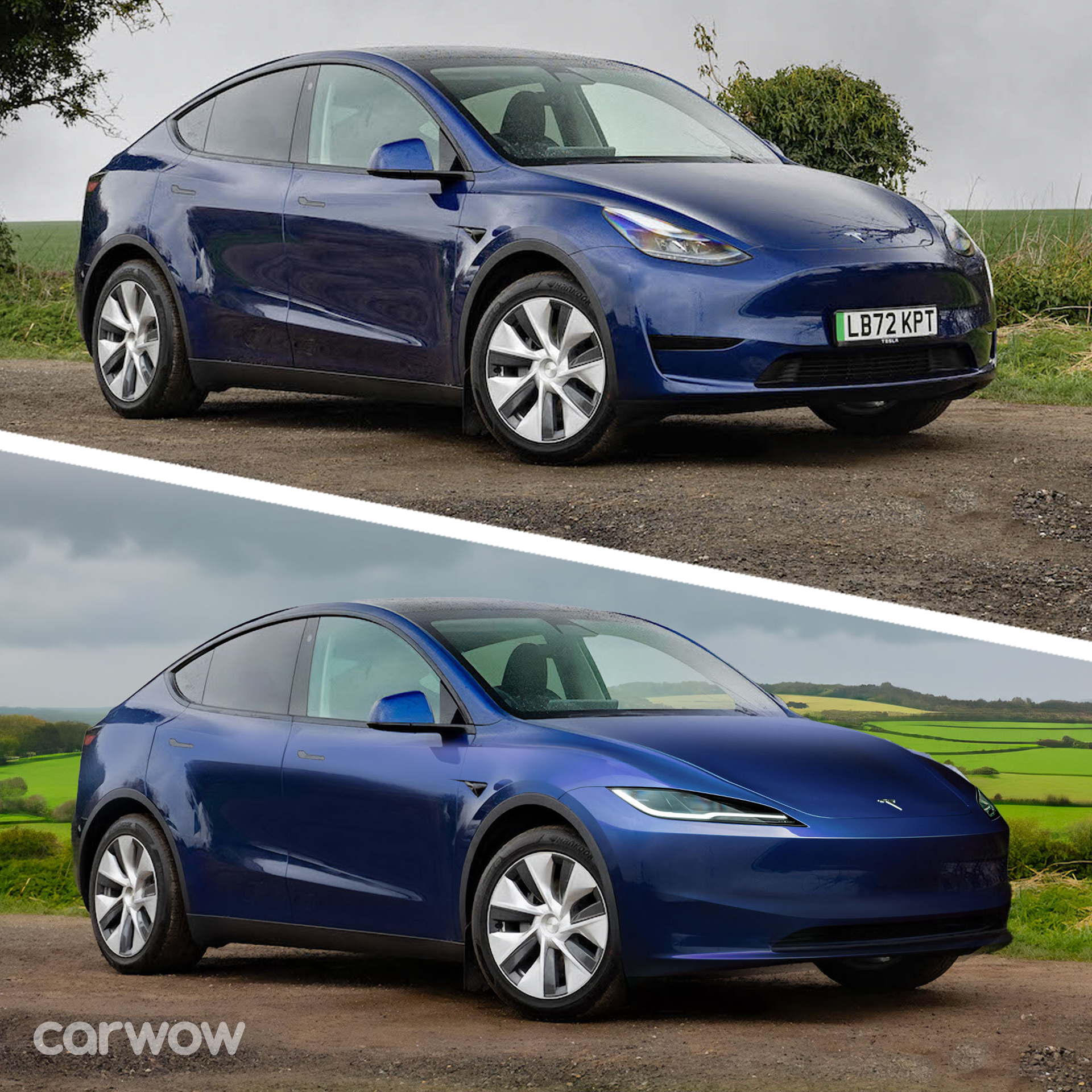 New Tesla Model Y facelifted electric SUV’s design previewed online