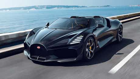 1.600hp Bugatti Mistral Roadster, firmanın son W16 motorlu yol otomobili olarak ortaya çıktı