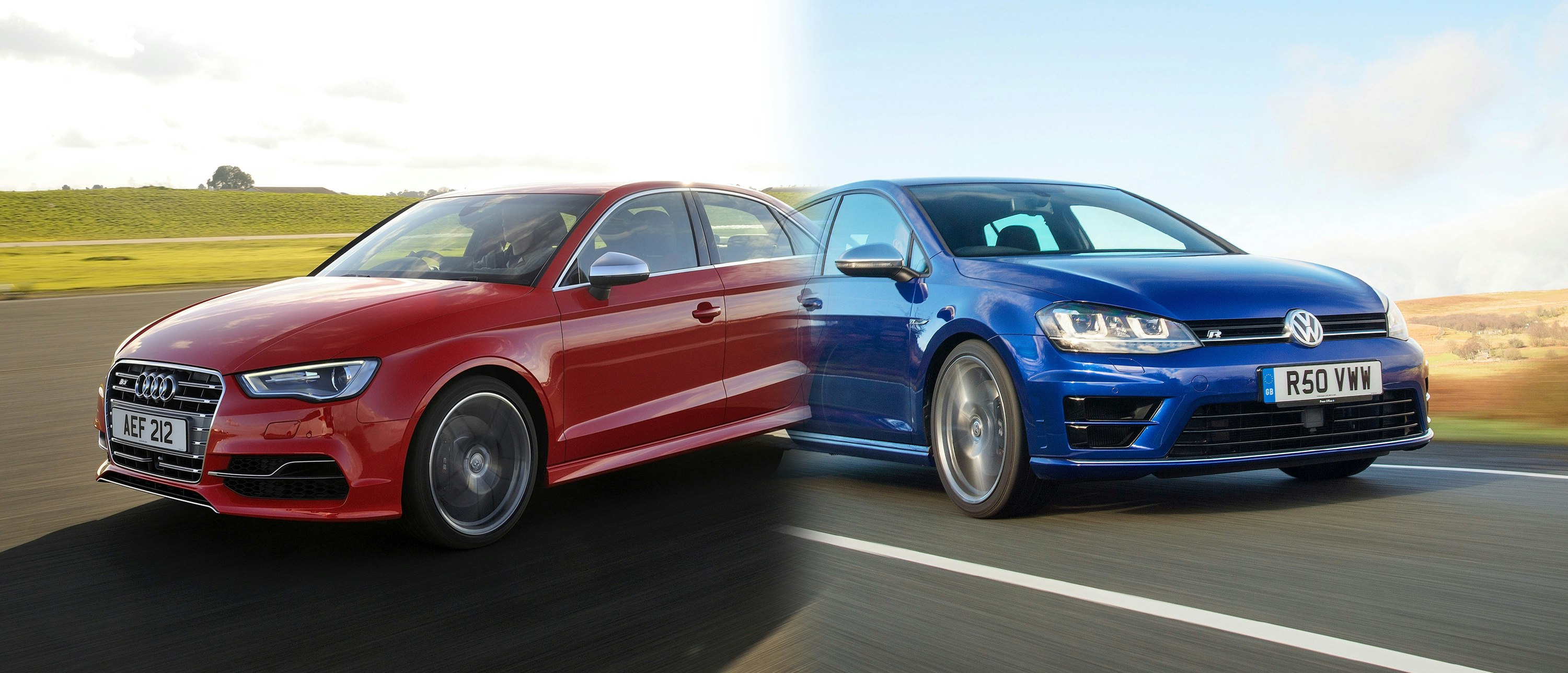 VW Golf R vs Audi S3 which is the best super hatch on sale in the UK 