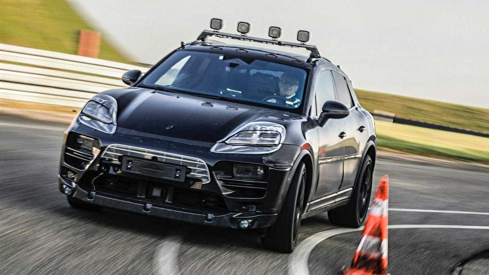 New 2023 electric Porsche Macan teased here's what we know so far carwow