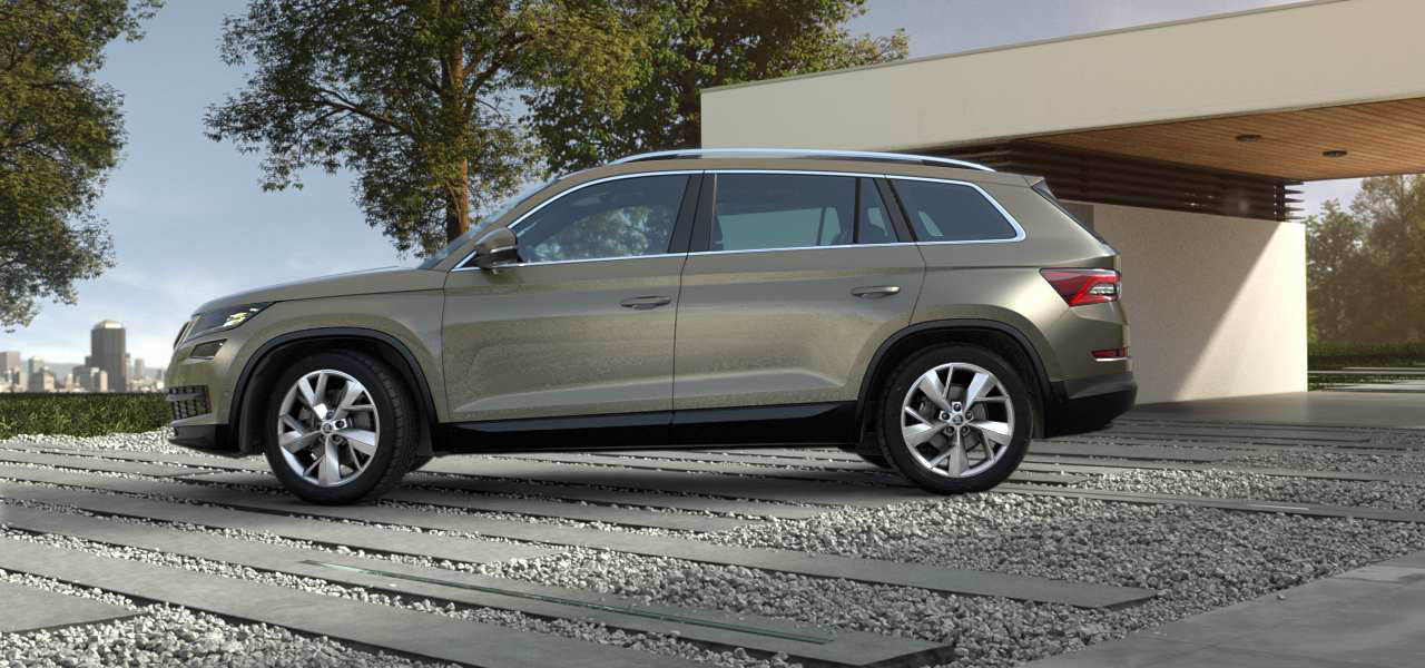 Skoda kodiaq green