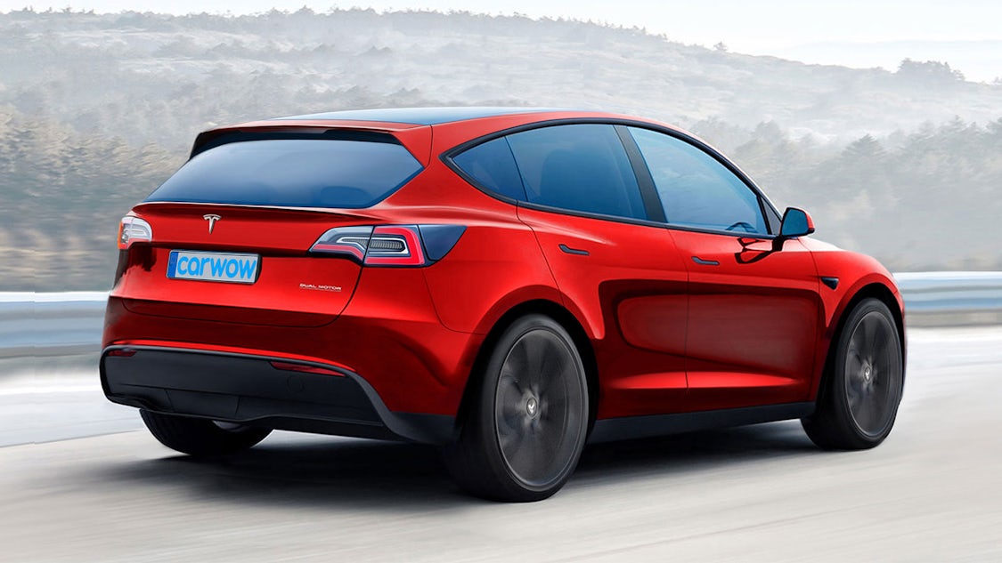 New entrylevel Tesla hatchback design teased here's what we know so