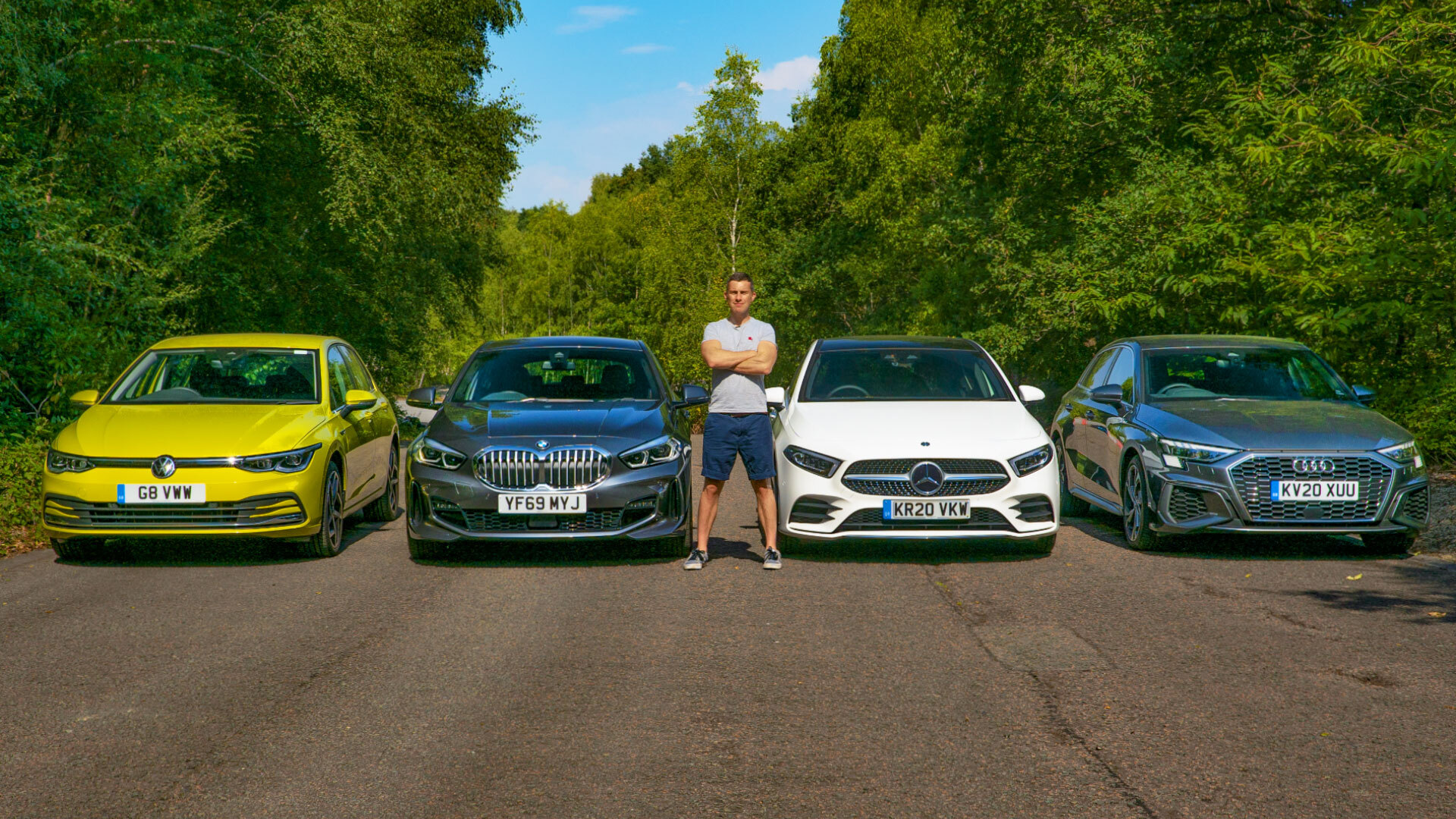 Audi A3 Vs Bmw 1 Series Vs Mercedes A Class Vs Vw Golf Carwow